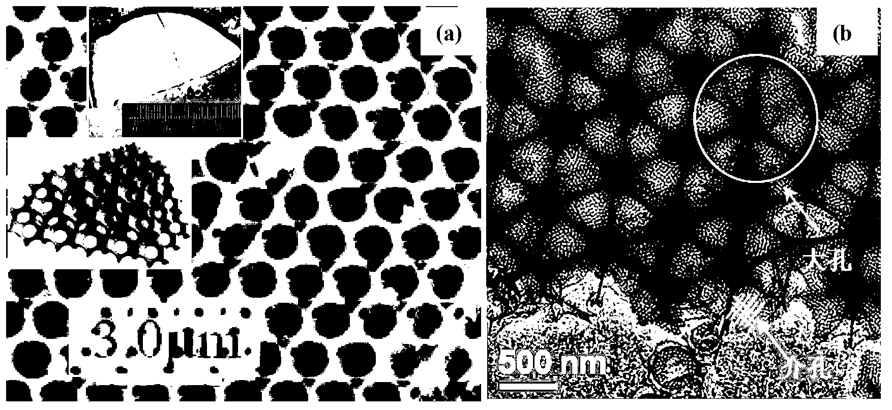 Method for preparing amino-modified hierarchical pore adsorbent material for cigarette harm reduction