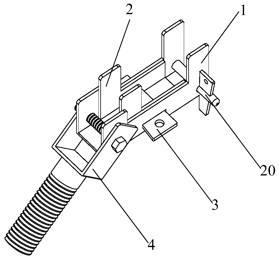 Novel template diagonal bracing connecting piece