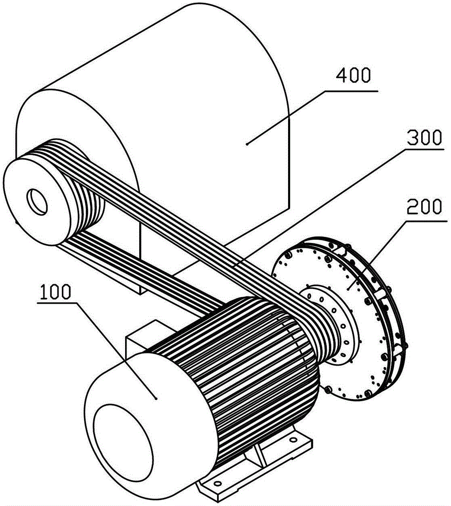 Permanent magnet couplings for belt drives