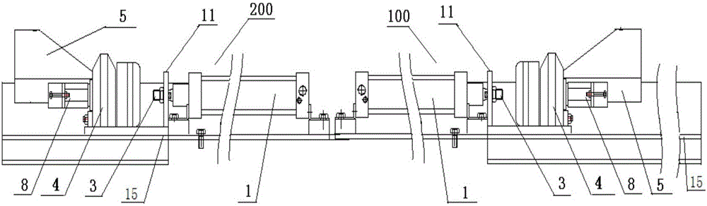 Parking method for two-way braking anti-rolling system on railway line