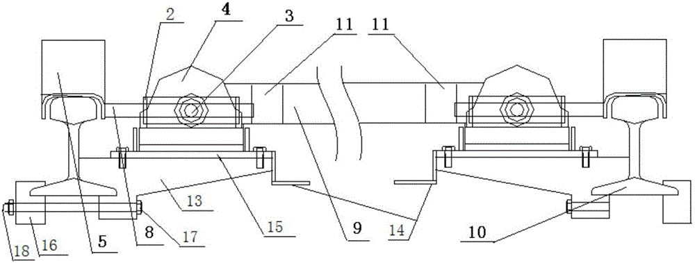 Parking method for two-way braking anti-rolling system on railway line