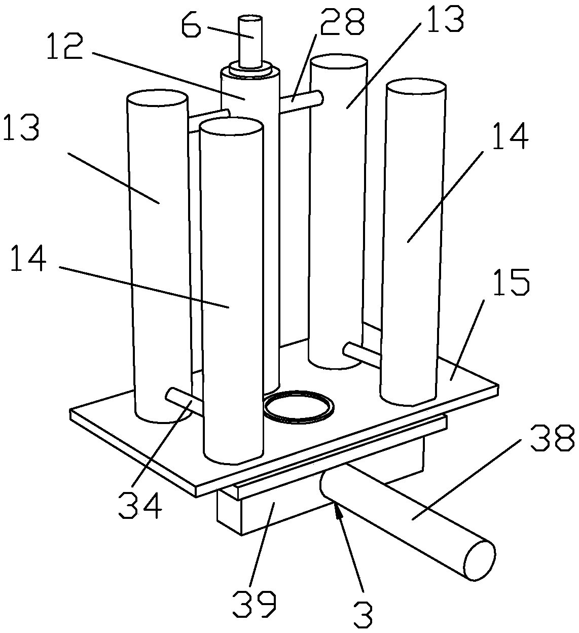 Floor air mechanical filter for spinning workshop