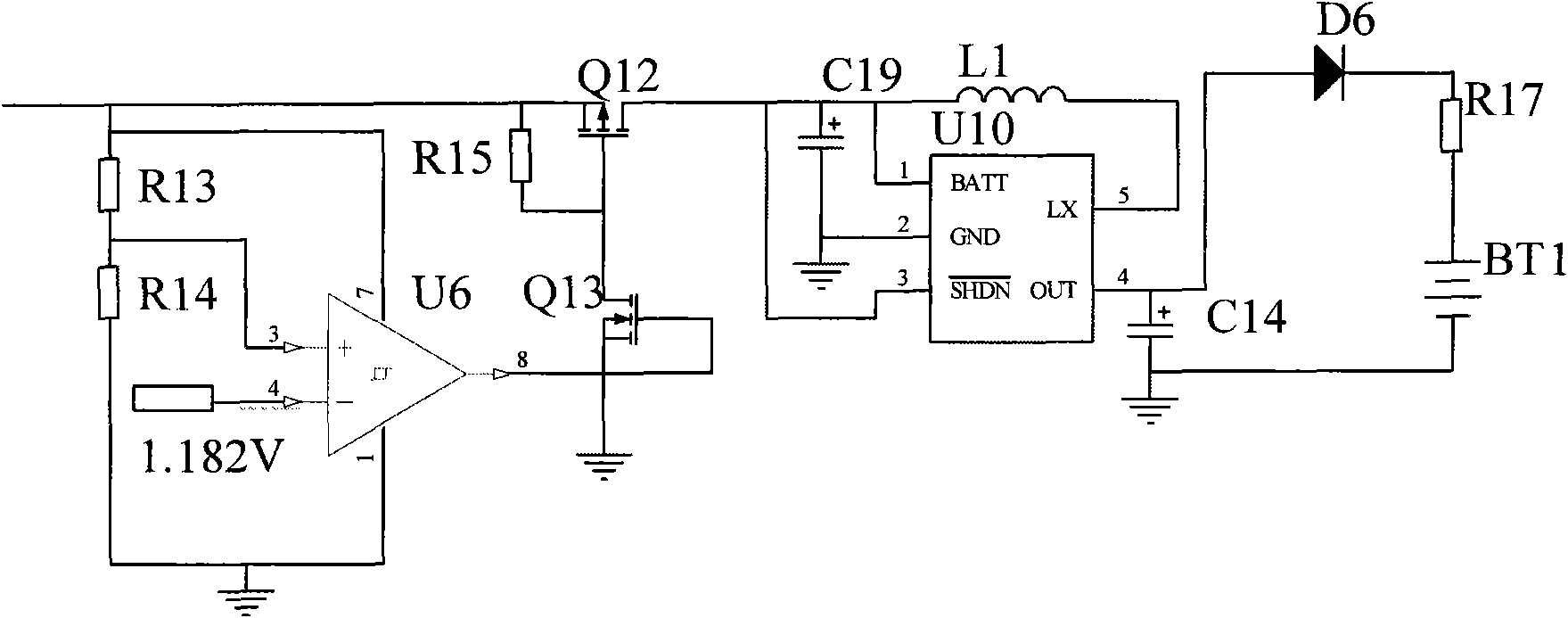 Piezoelectric energy recovery device for recovering vibrational energy