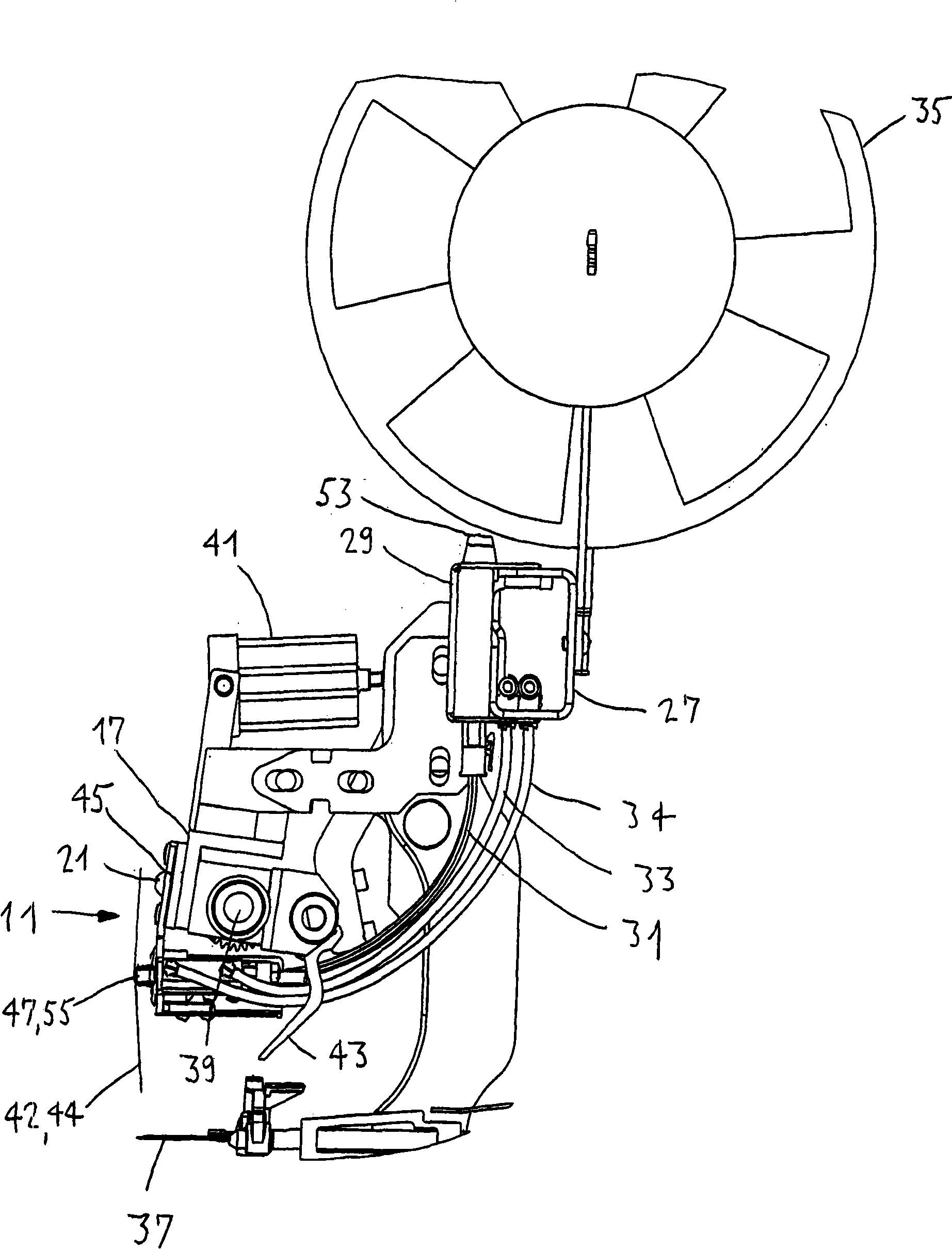 Method and device for applying plane material pieces and embroidery machine