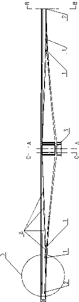 Method for designing long span concrete beam bridge