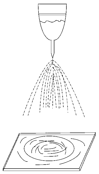 Visual electrospun fiber environment maintaining device and visible maintaining method for air curtain