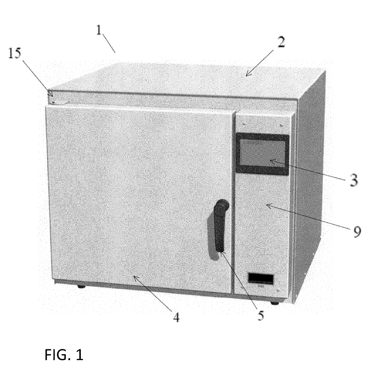 Dual-pass-through countertop high velocity hot air sterilizer