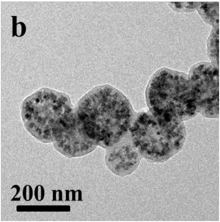 Preparation method for synthesizing Fe3O4(PAA)@C-Au core-shell-structured microspheres with one-step hydrothermal method