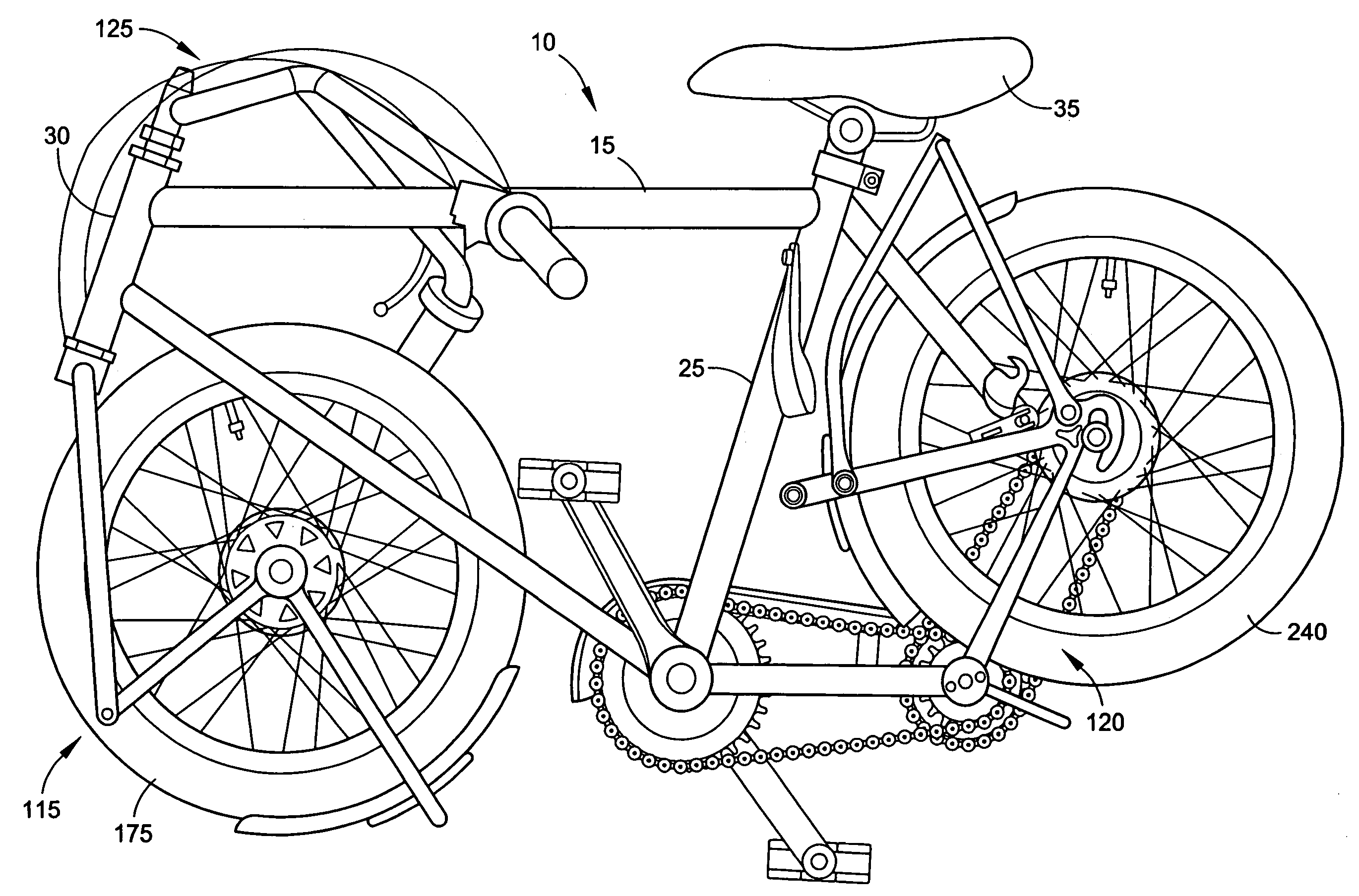 Folding bicycle