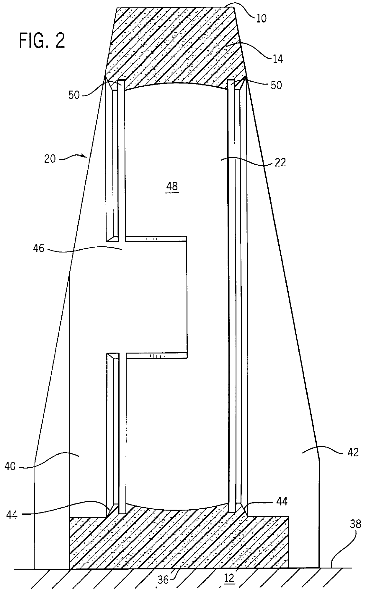 Molded polymeric bearing housing and method for making same
