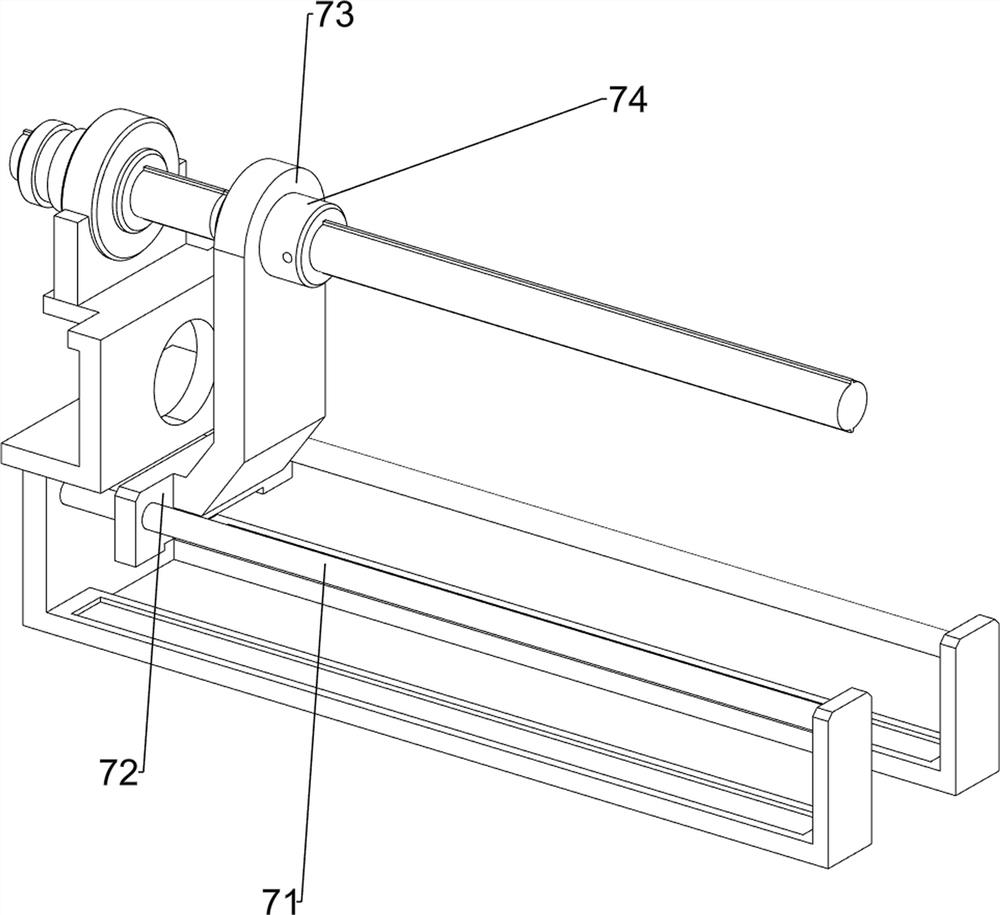 Glass fiber yarn auxiliary winding device