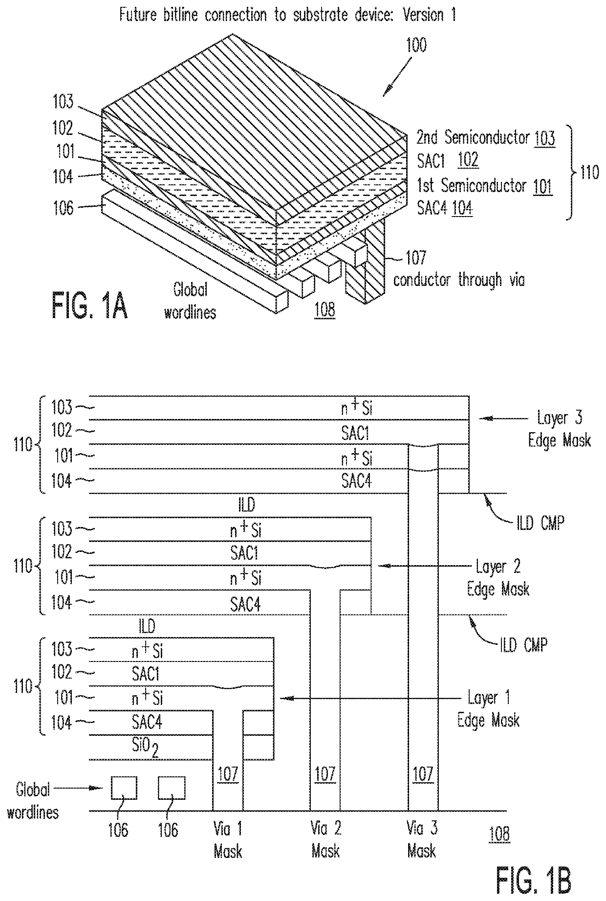 3-dimensional NOR memory array architecture and methods for fabrication thereof