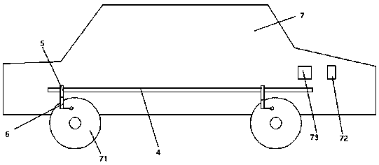 Electric vehicle with wheel cooling structure