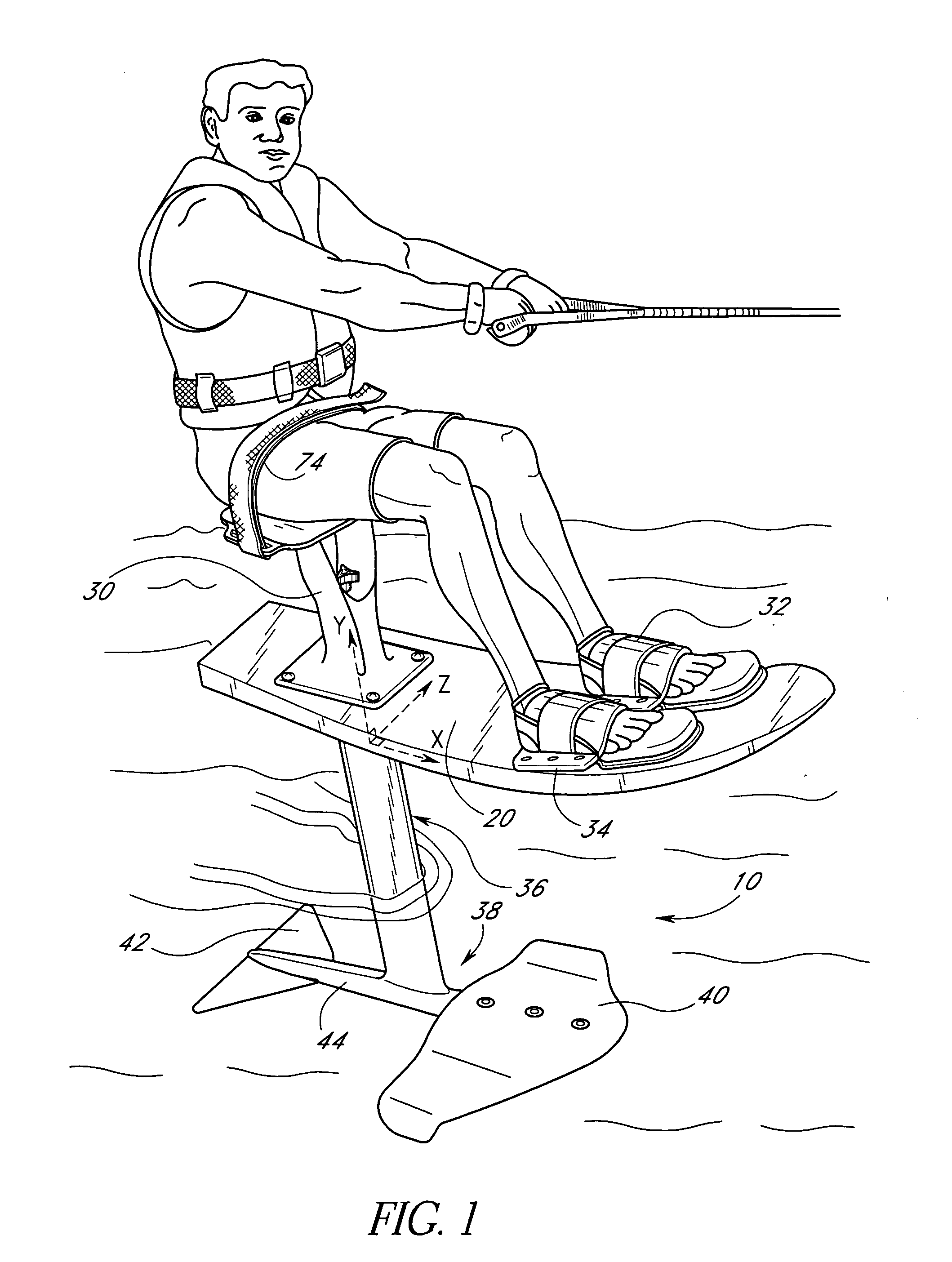 Flying ski