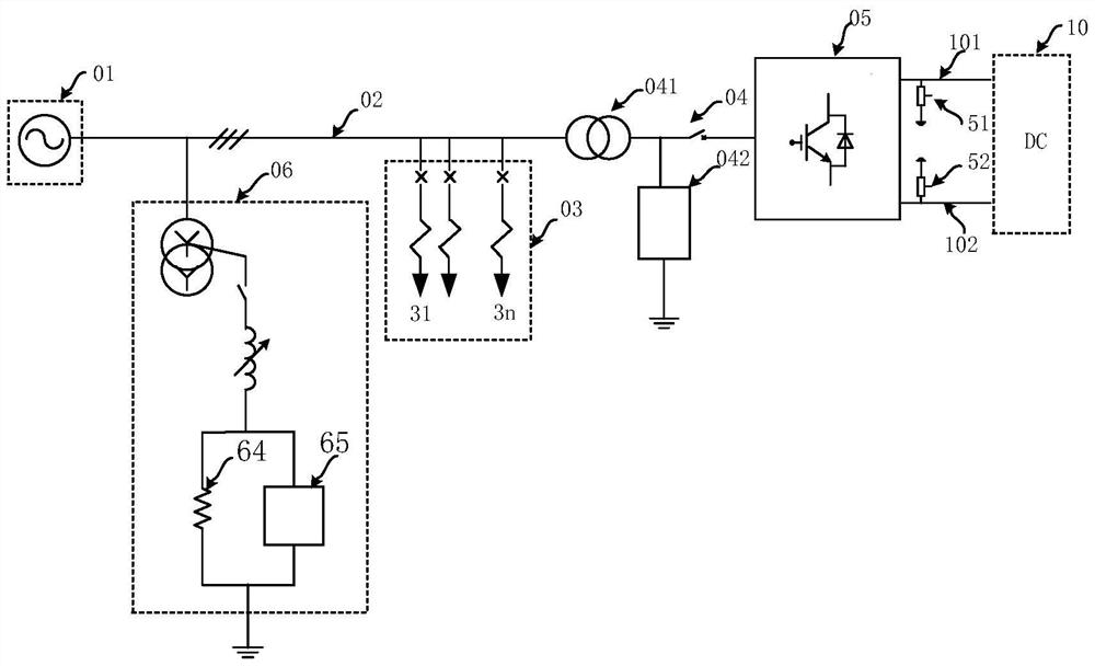 An AC-DC hybrid power system