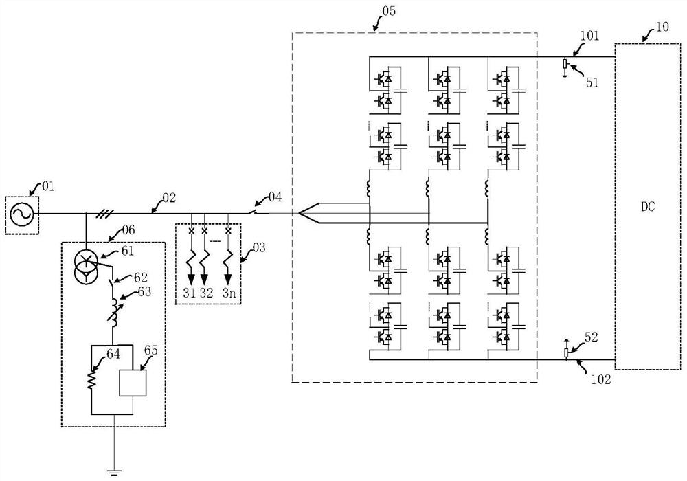 An AC-DC hybrid power system