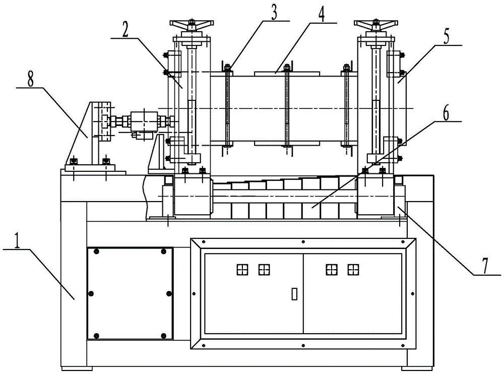 A Composite Pultrusion Machine with Adjustable Die Heating and Clamping Platform