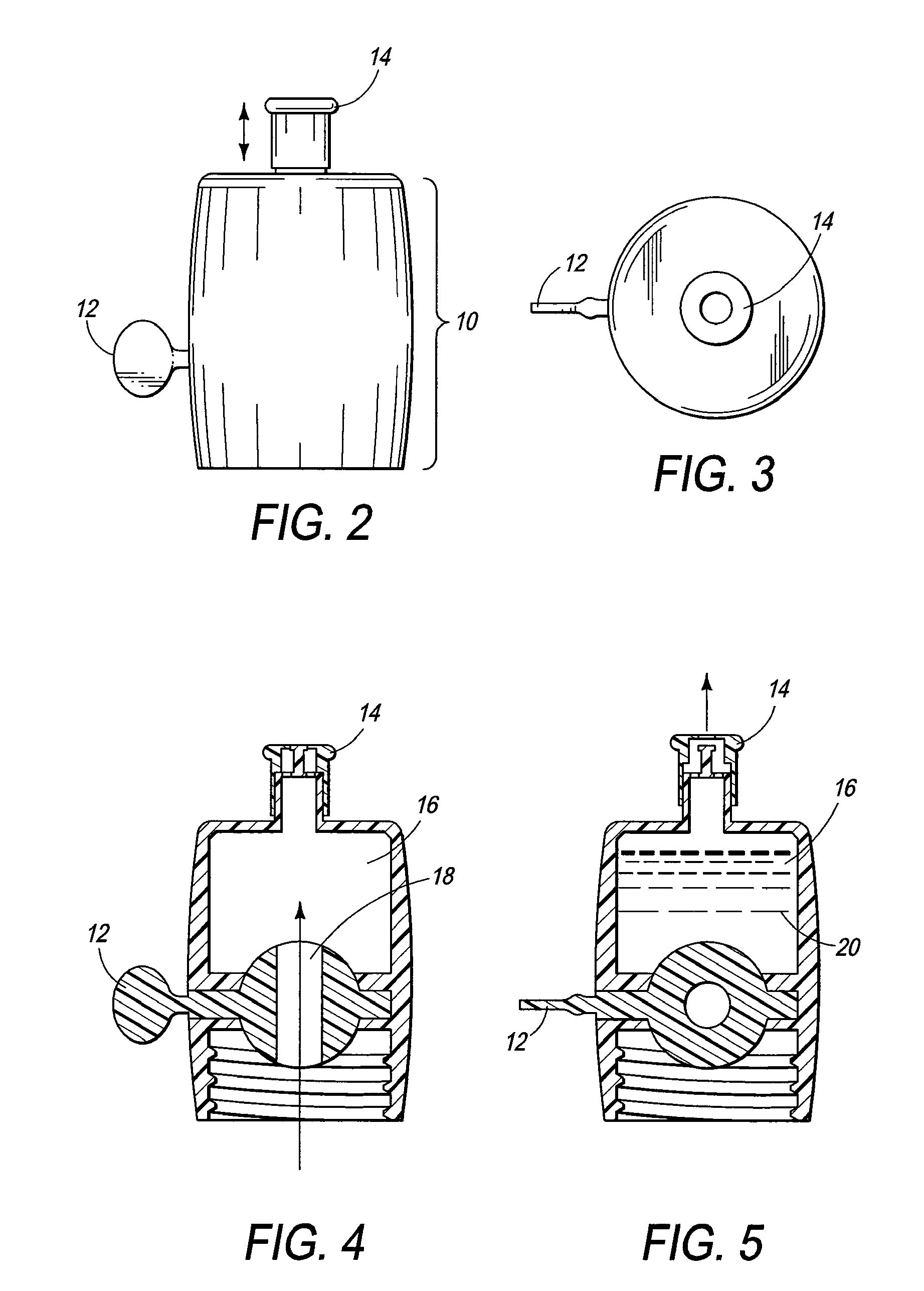 Liquid measuring device and method of using same