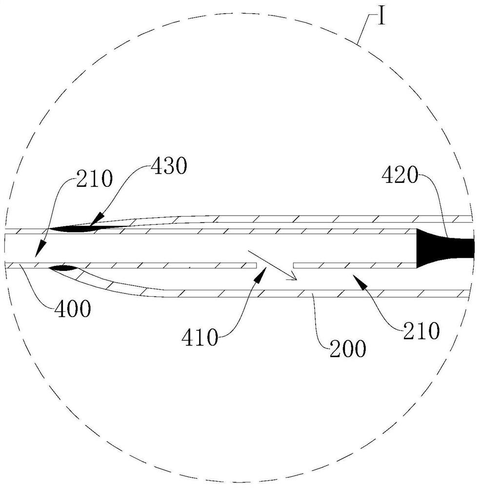 Extended guiding catheter