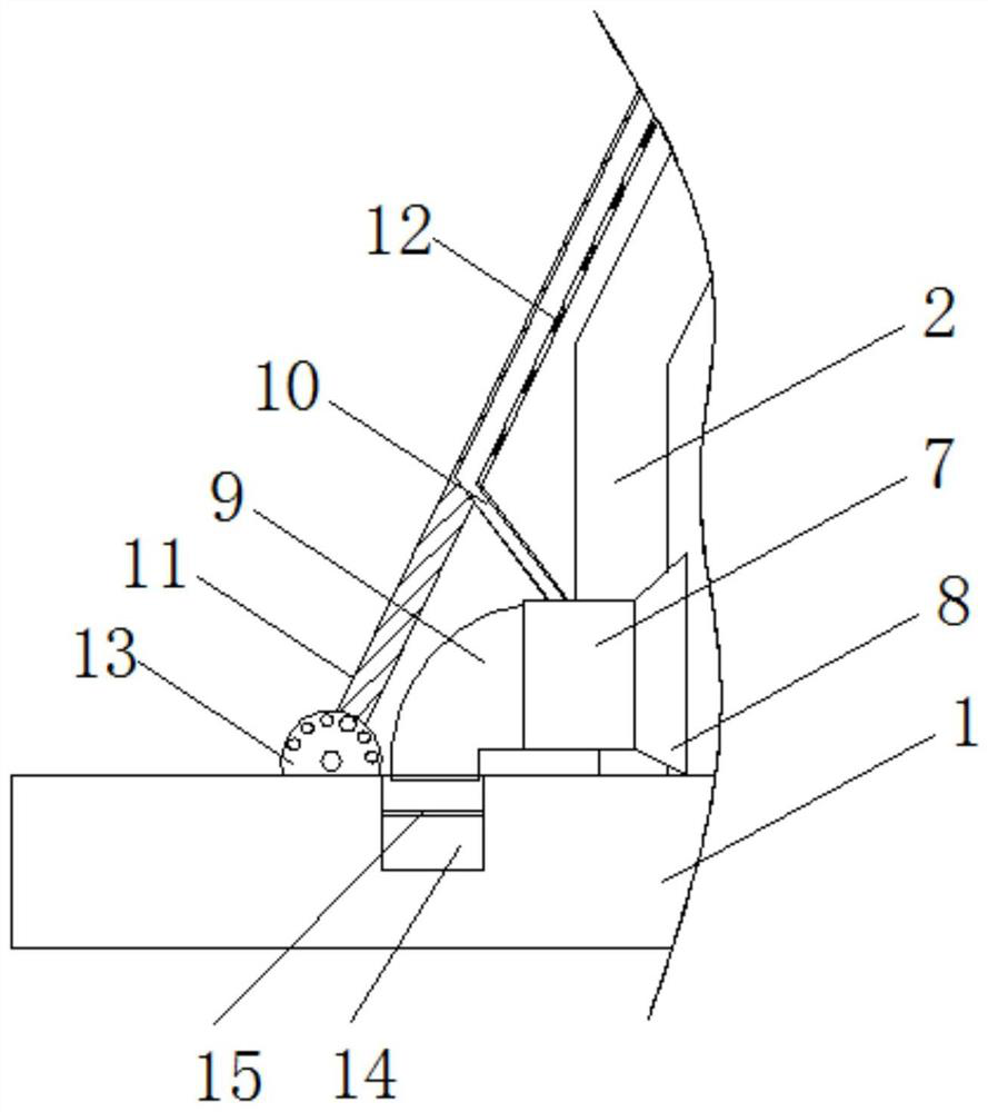 Channel steel cutting device with scrap removing function