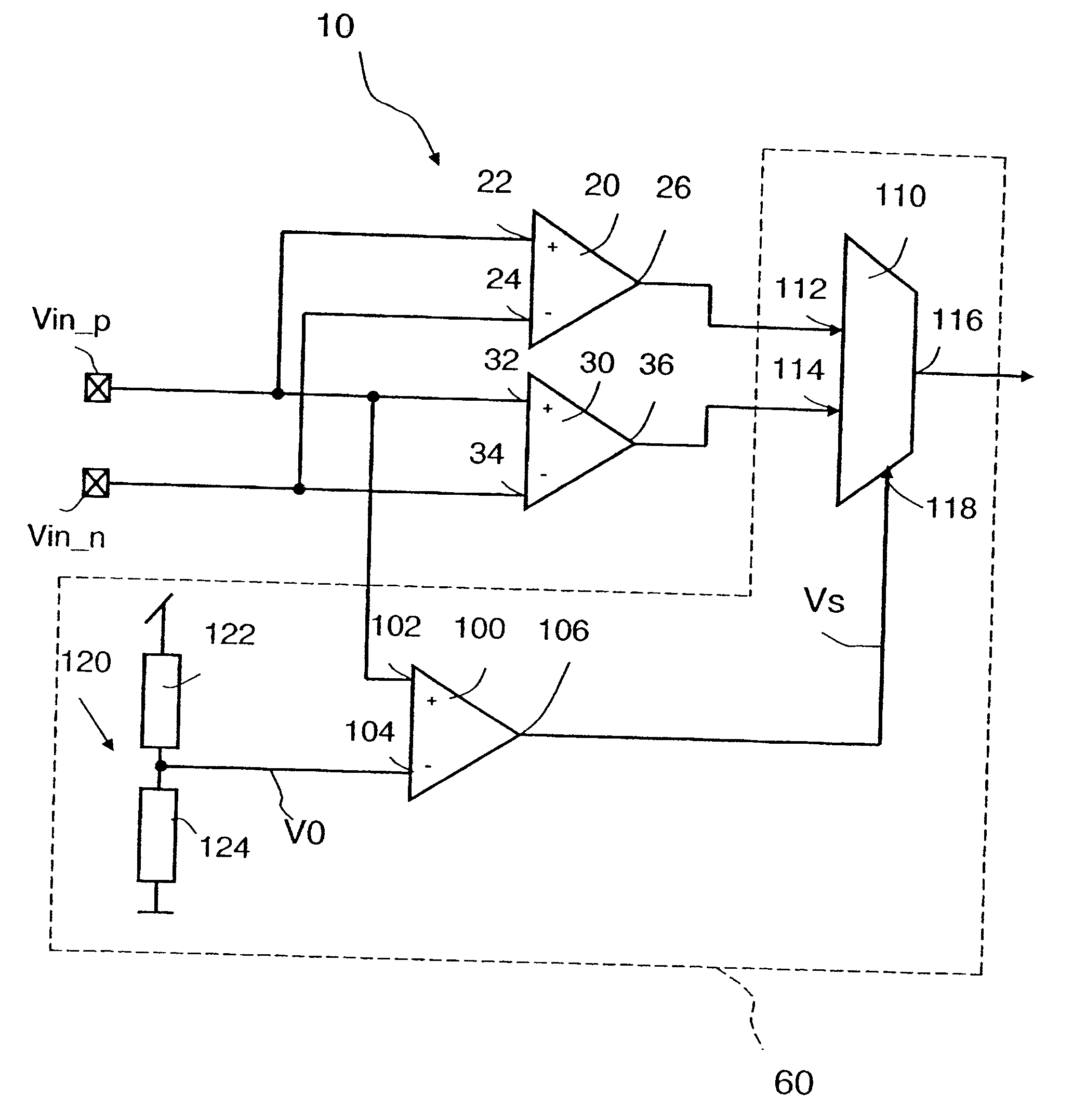 Comparator Circuit and Method for Operating a Comparator Circuit
