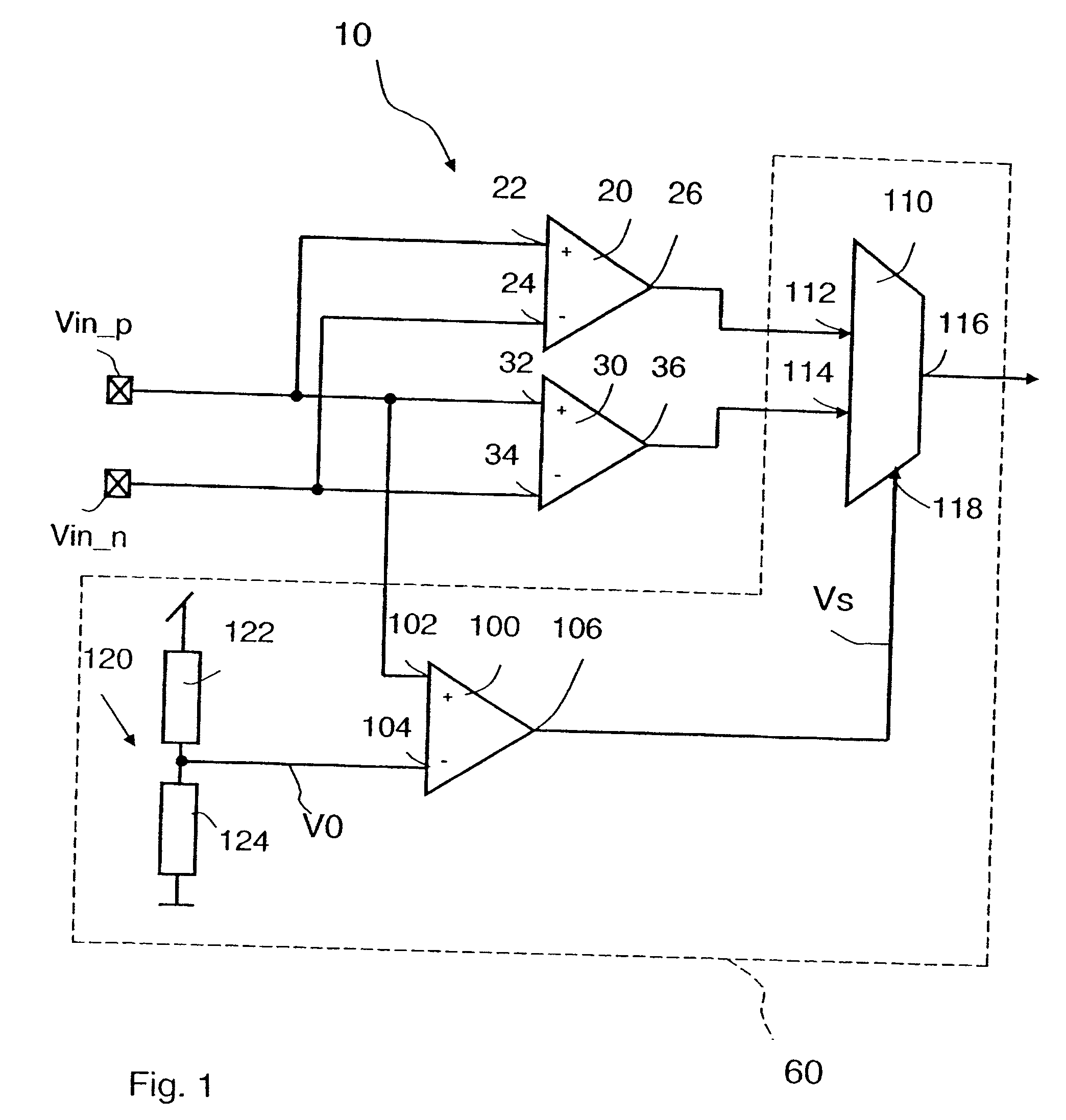 Comparator Circuit and Method for Operating a Comparator Circuit