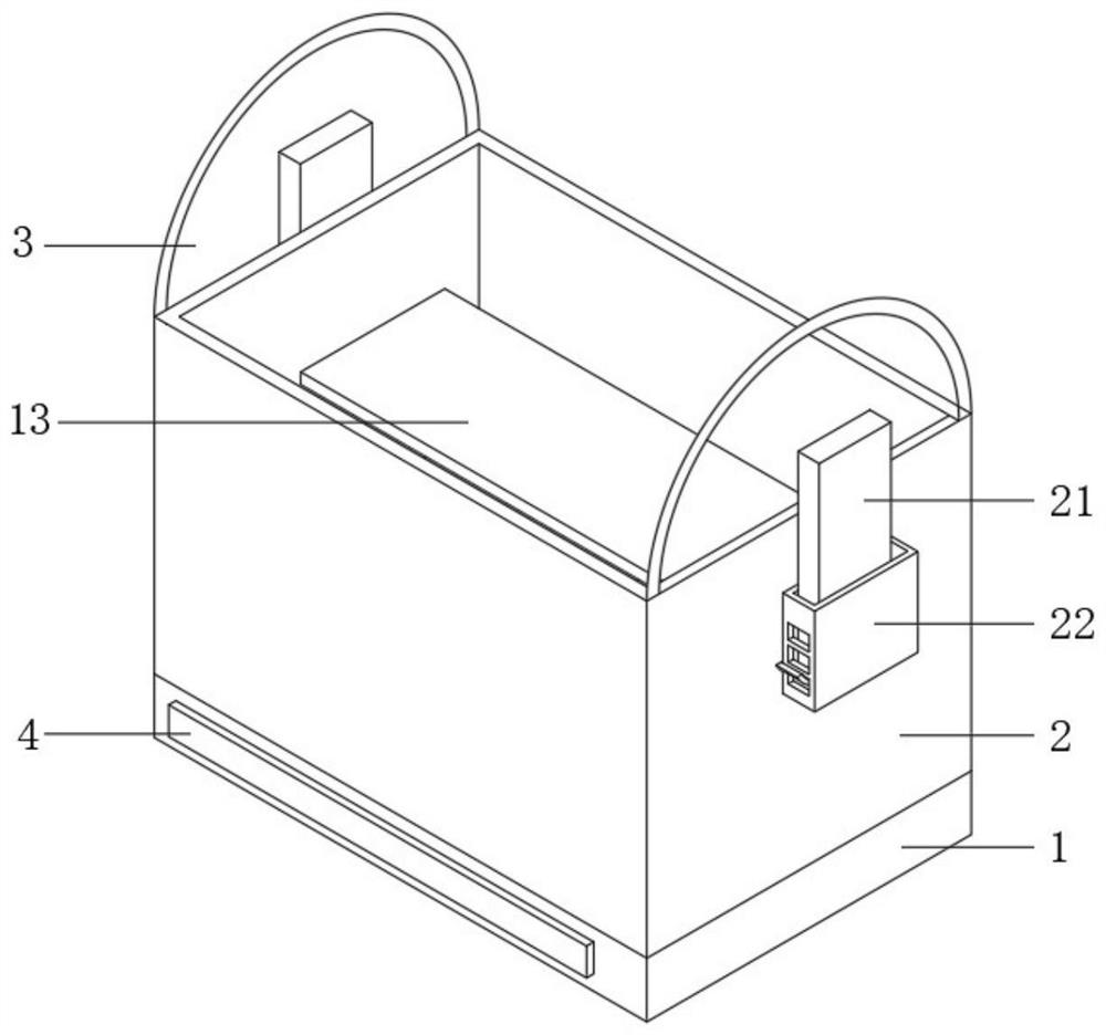 A dust-proof green building power generation device