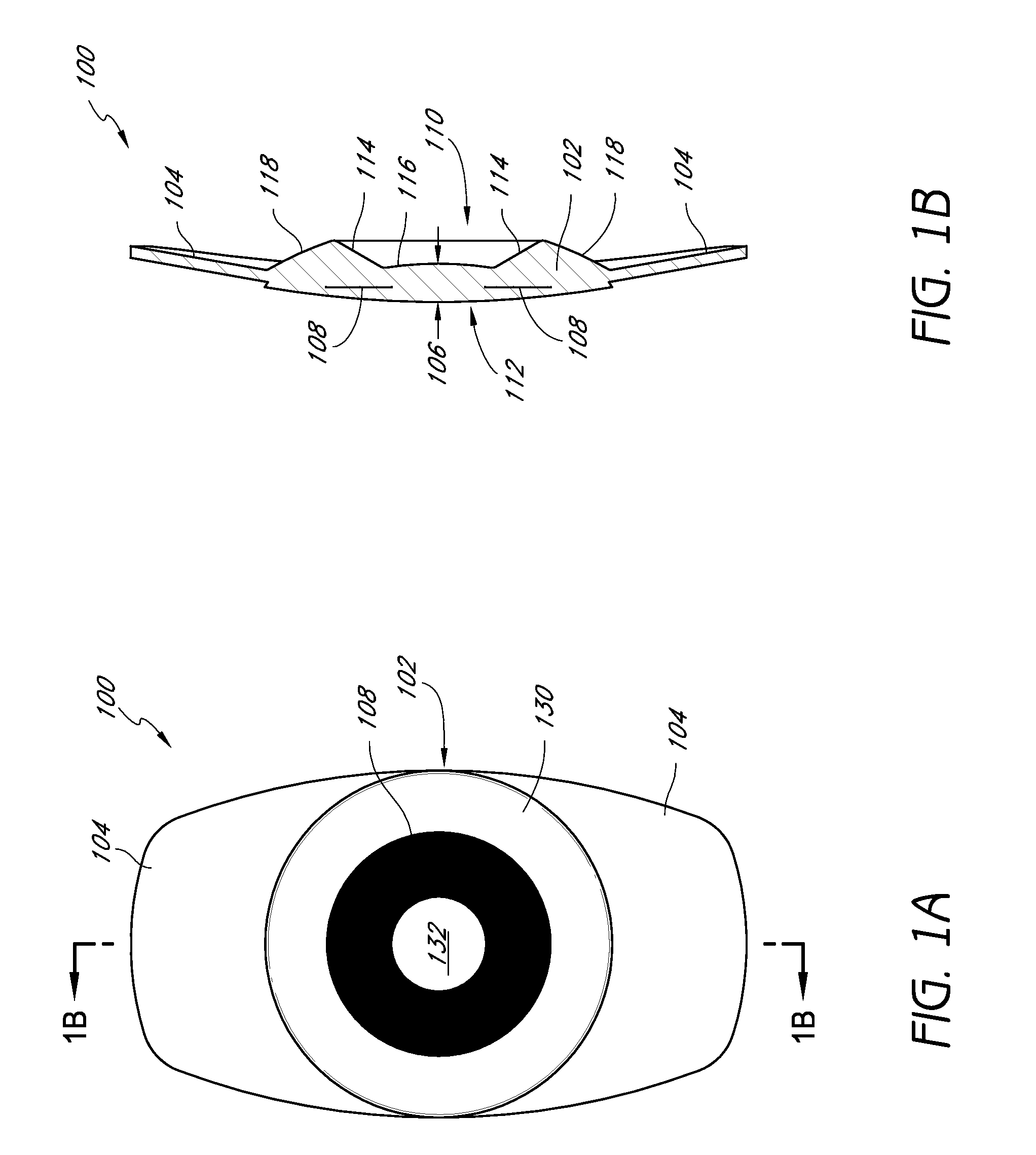 Masked intraocular implants and lenses