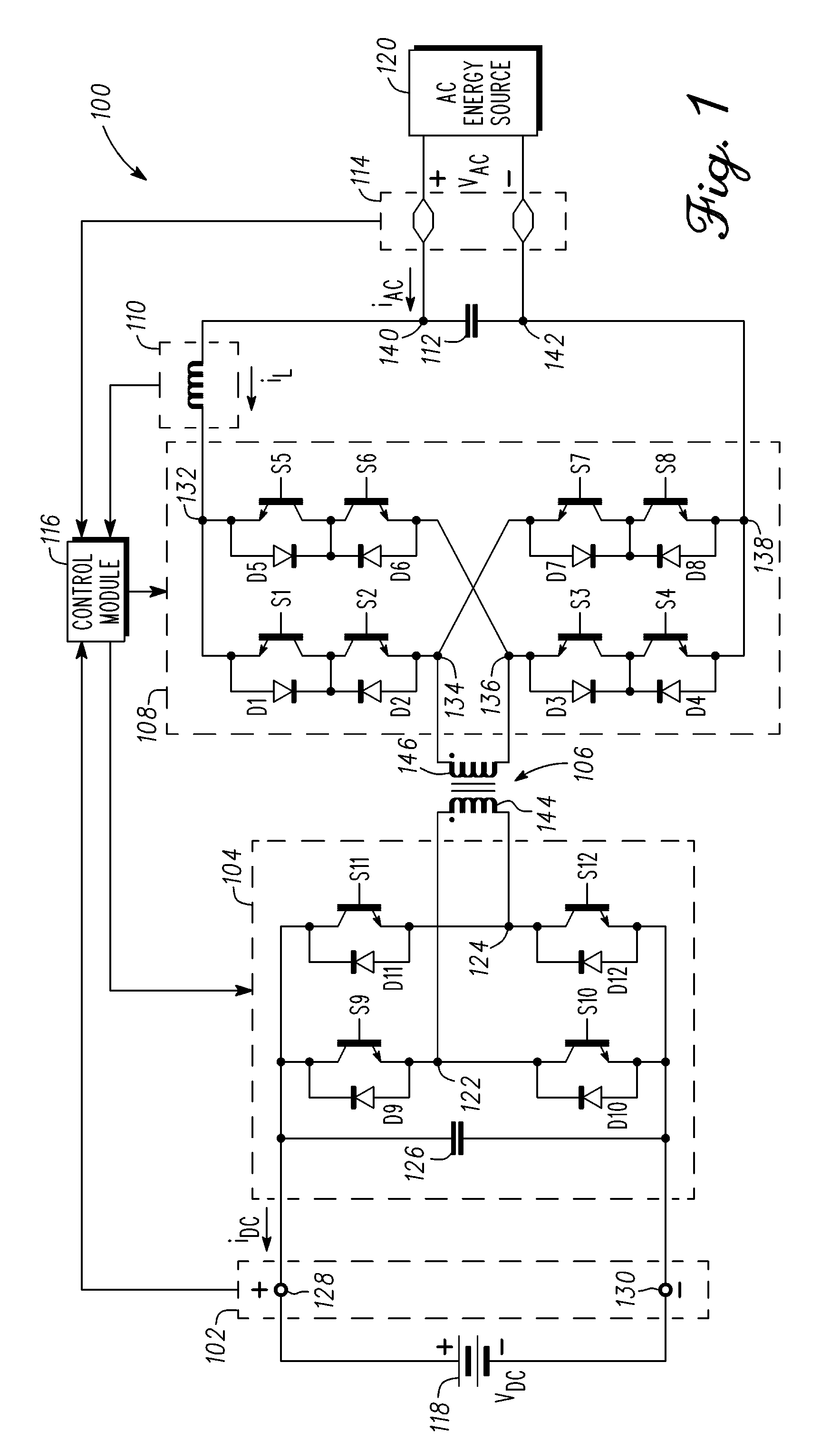 Systems and methods for deactivating a matrix converter