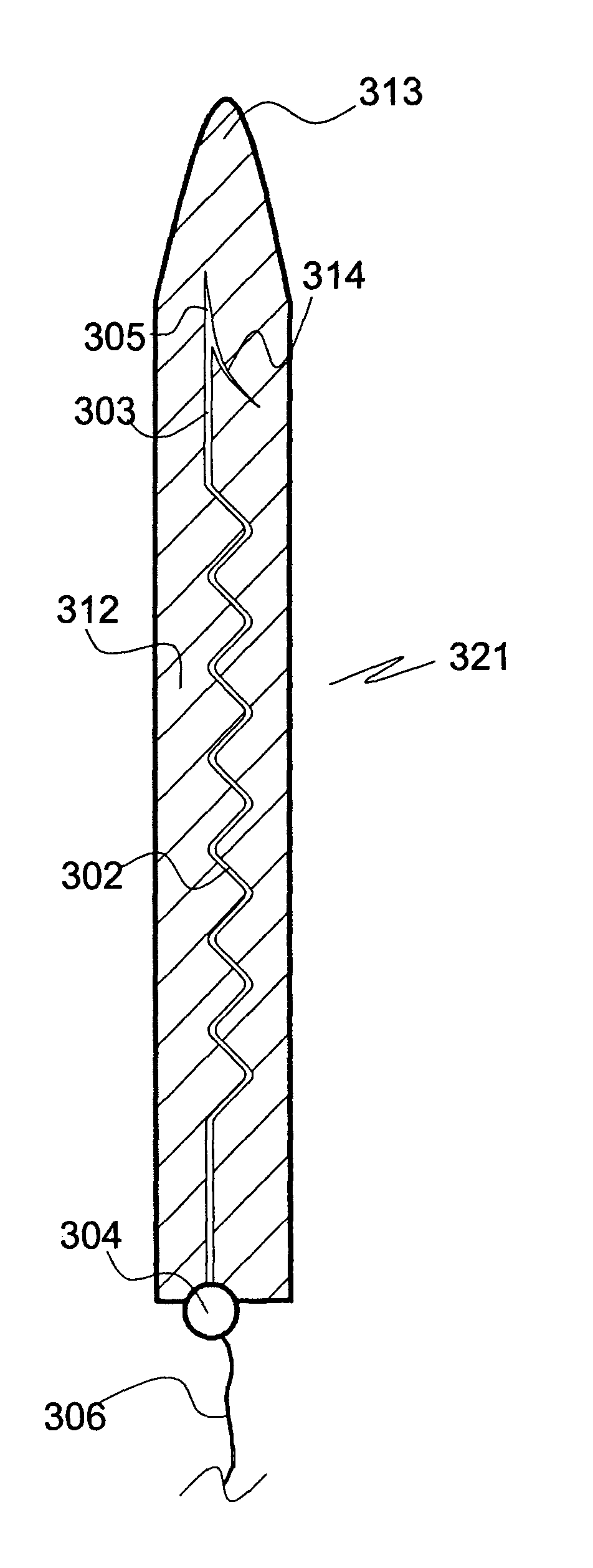 Medical electrode, electrode bundle and electrode bundle array