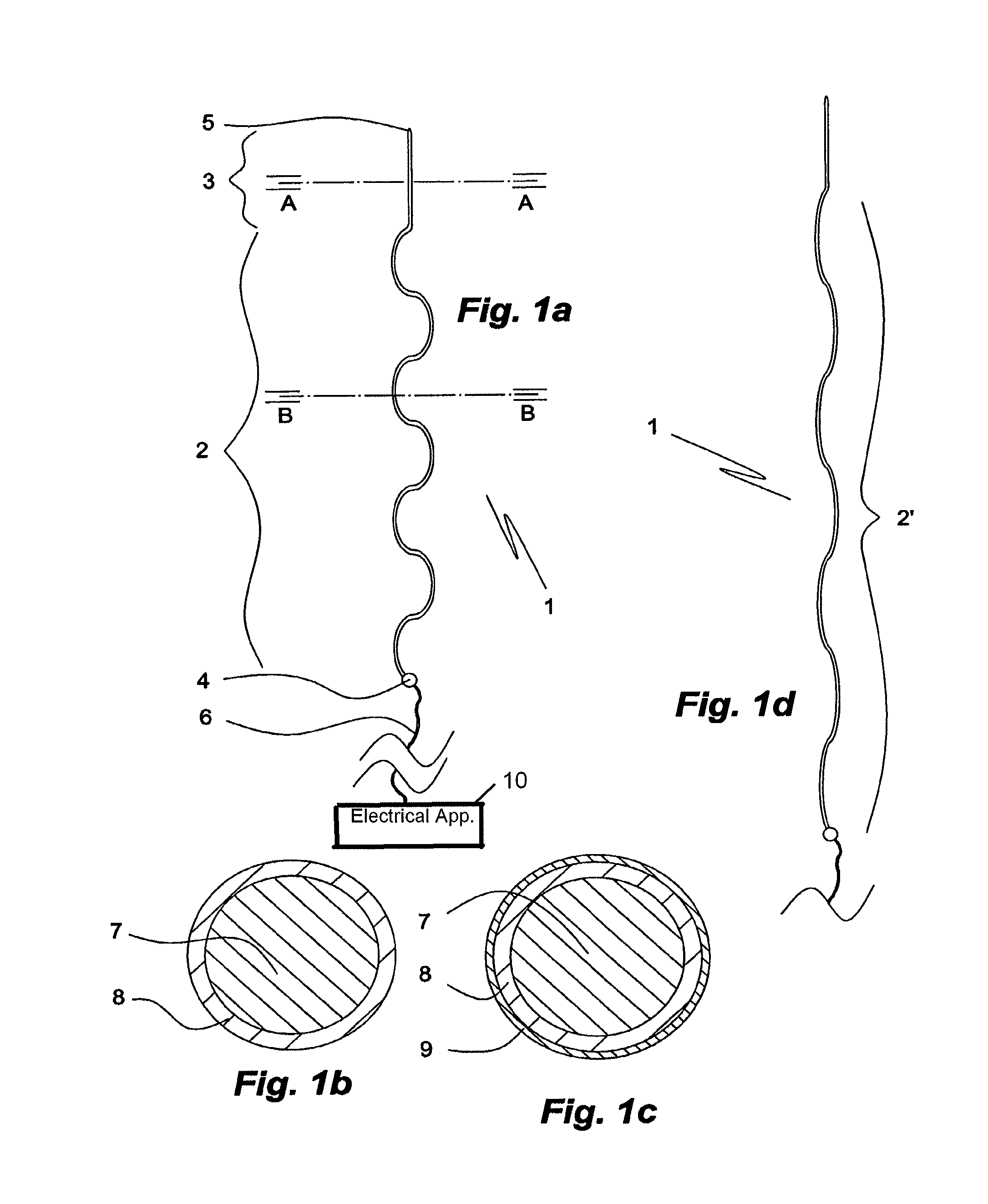 Medical electrode, electrode bundle and electrode bundle array