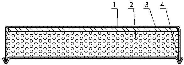 Metal vacuum composite insulation plate and preparation method thereof