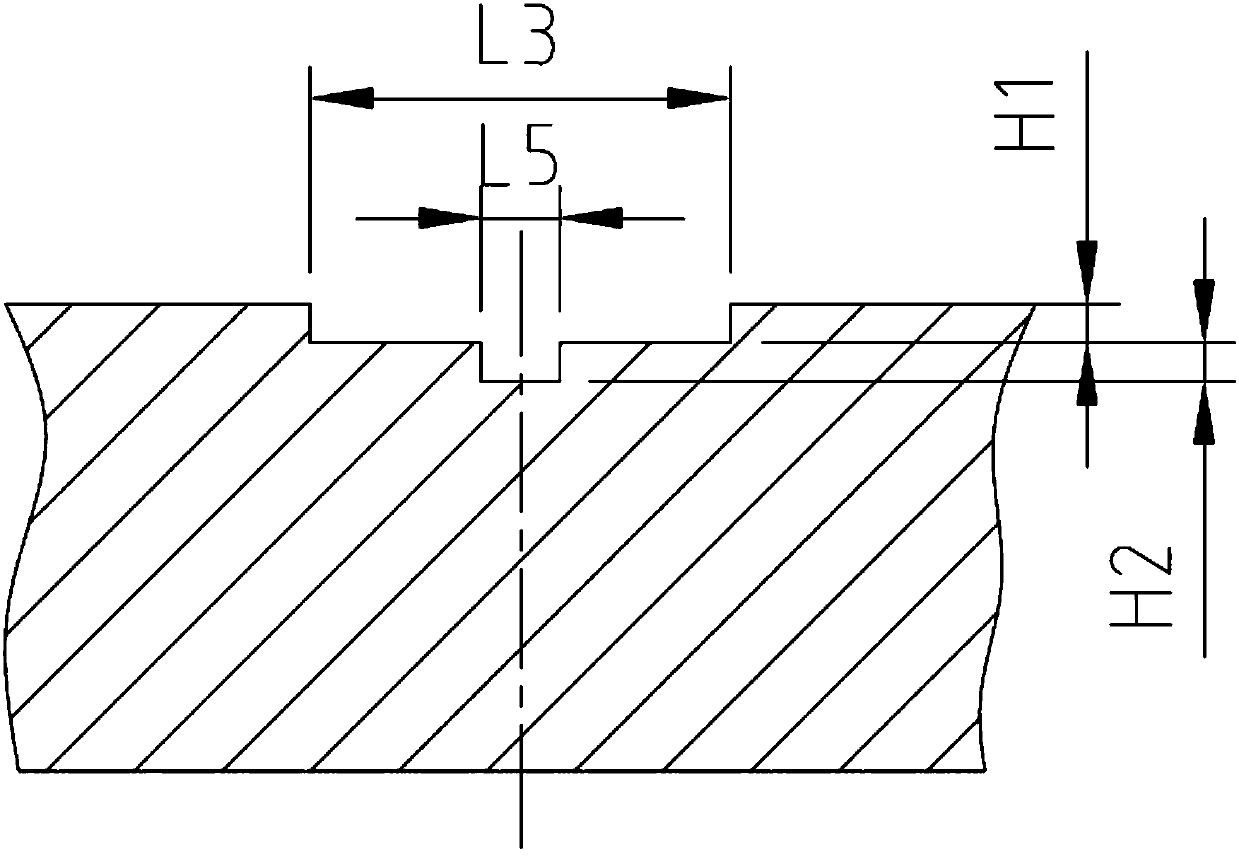 Barrel cover shaped slot end surface mechanical sealing structure capable of rotating bilaterally