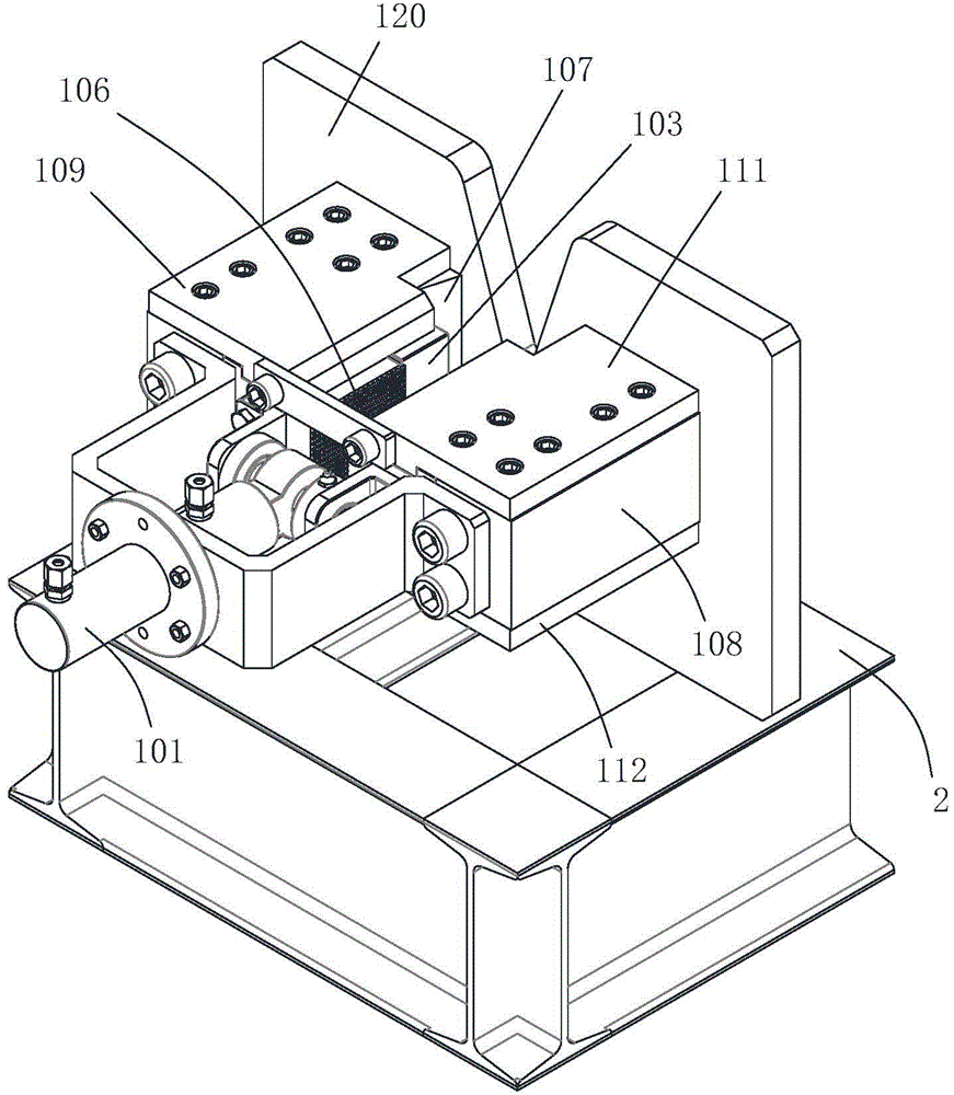 Clamping mechanism of rebar straightening device