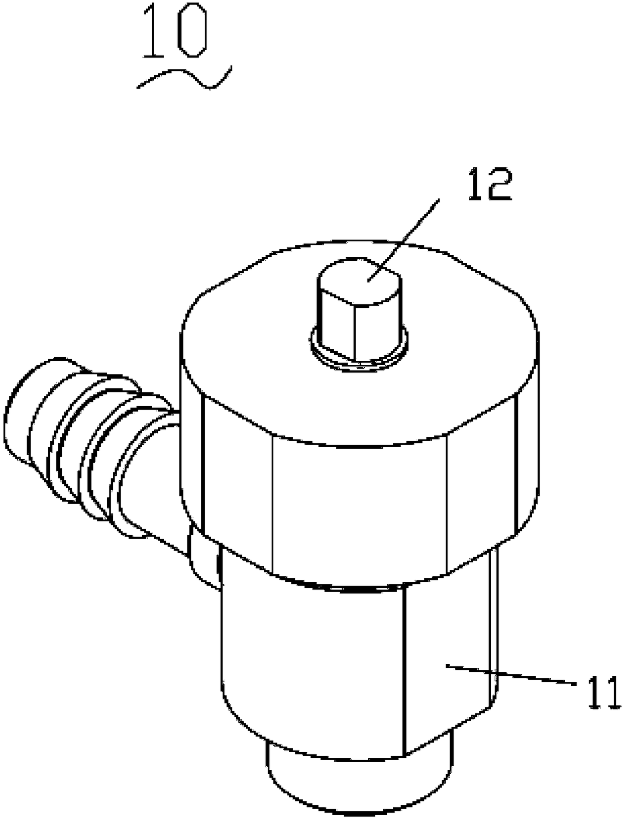 Internal rotation locking vacuum-pumping tank for high-temperature vacuum sintering furnace