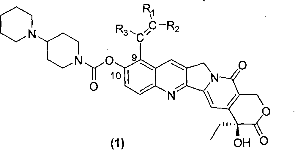 Camptothecin derivative with antitumor activity