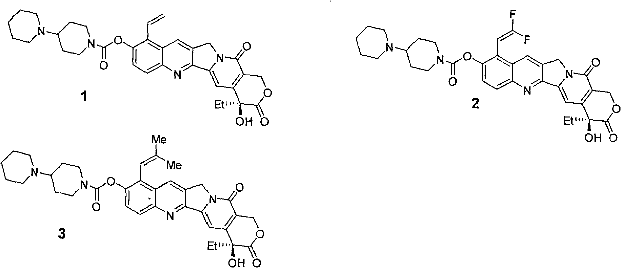 Camptothecin derivative with antitumor activity