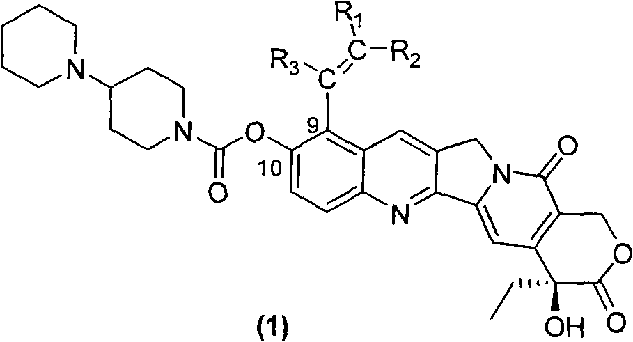 Camptothecin derivative with antitumor activity