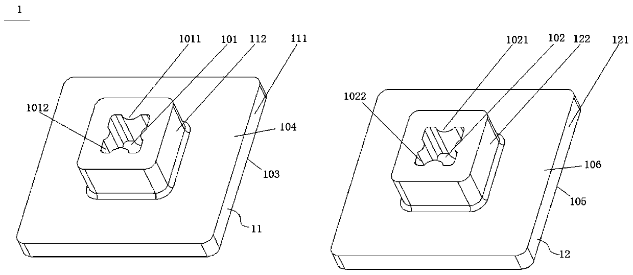 Unidirectional planar sounding device and fixing structure for improving tone quality thereof