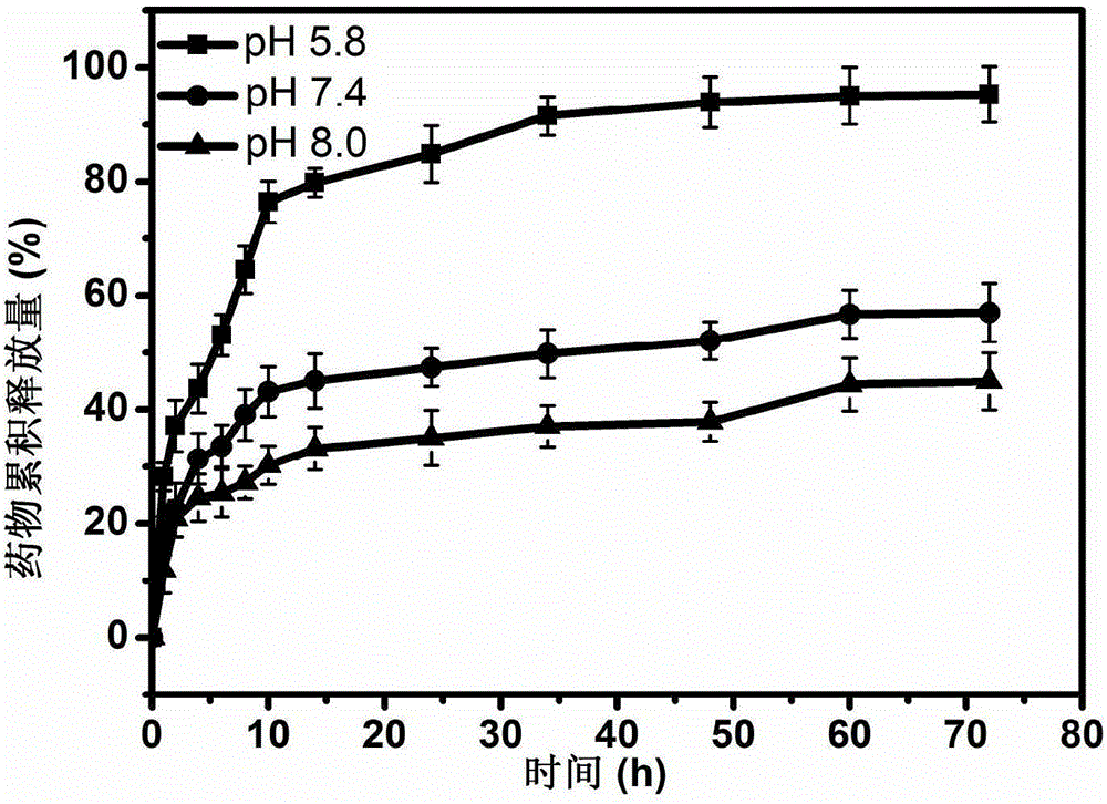 PH-sensitive doxorubicin hydrochloride loaded silver nano-cluster hydrogel and application thereof