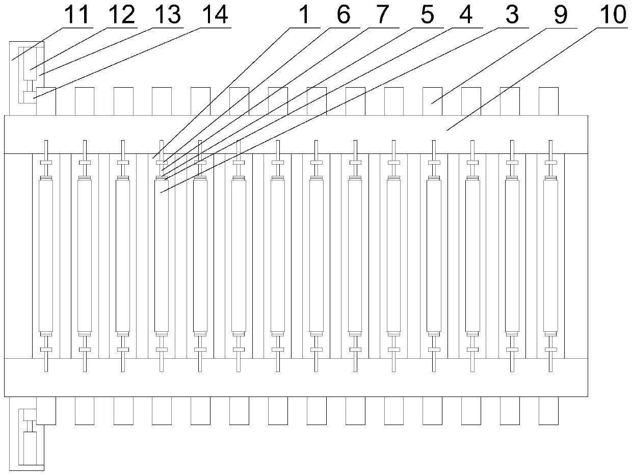 Conveyor system for electrothermal film element production line