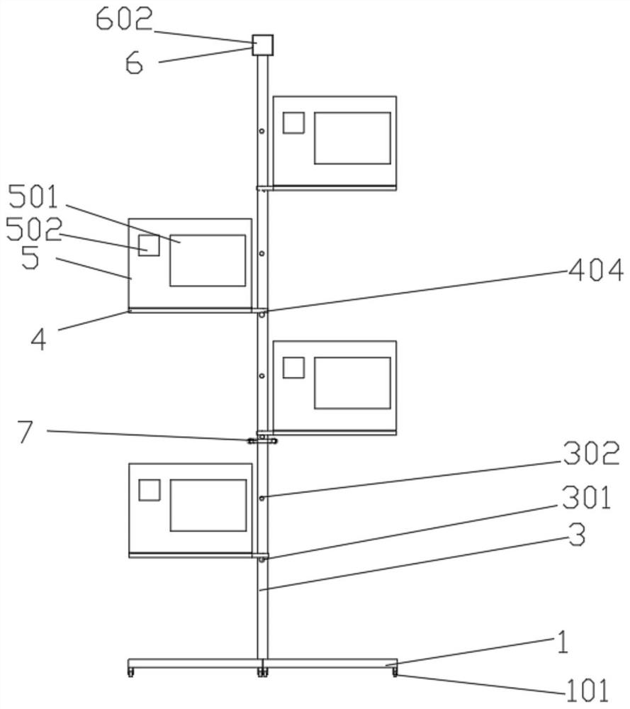 Exhibition data frame easy to disassemble and assemble