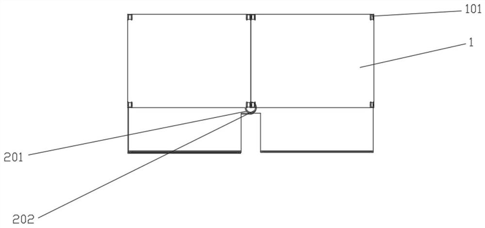 Exhibition data frame easy to disassemble and assemble