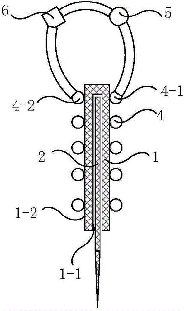 Electronic cold acupuncture therapeutic instrument