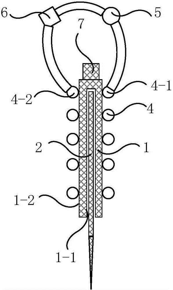 Electronic cold acupuncture therapeutic instrument