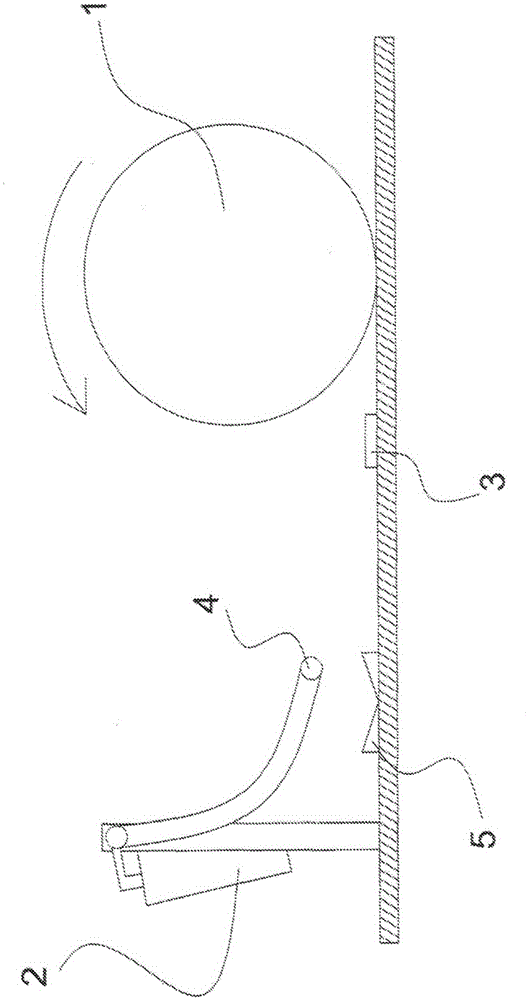 Method and apparatus for receiving of a cylindrical body and the use of the method and the apparatus