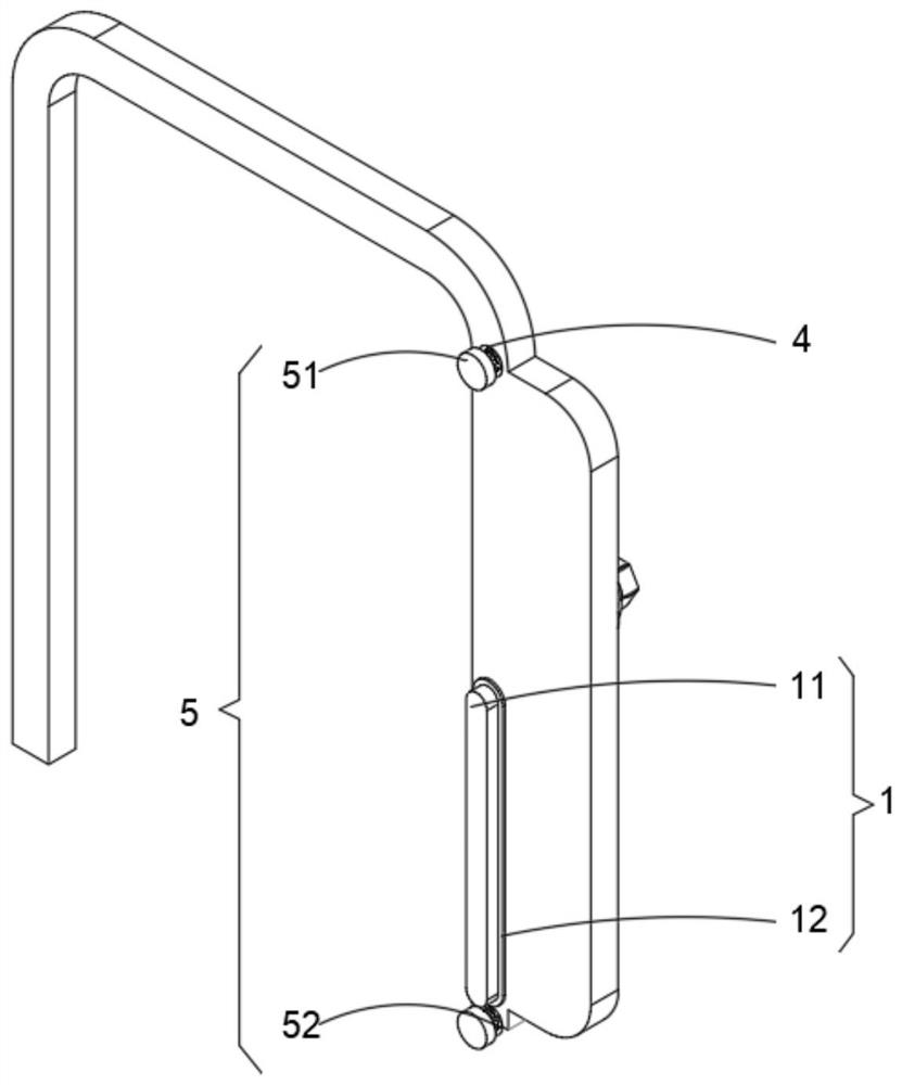 A door lock indicating device based on air pressure