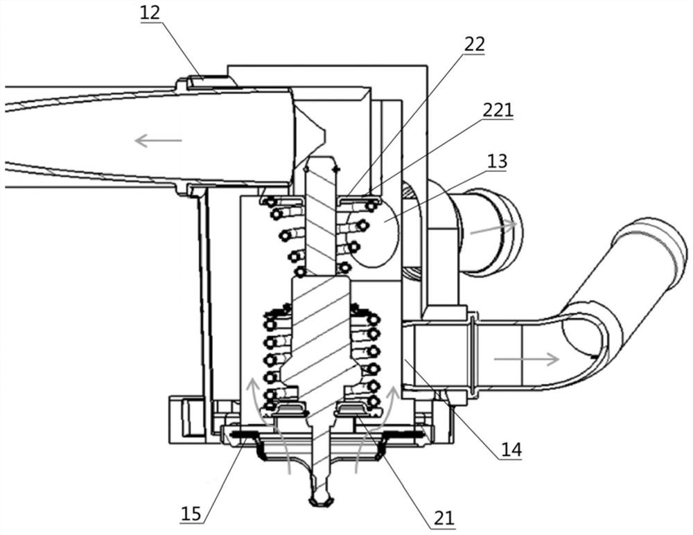 Thermostat assembly and automobile