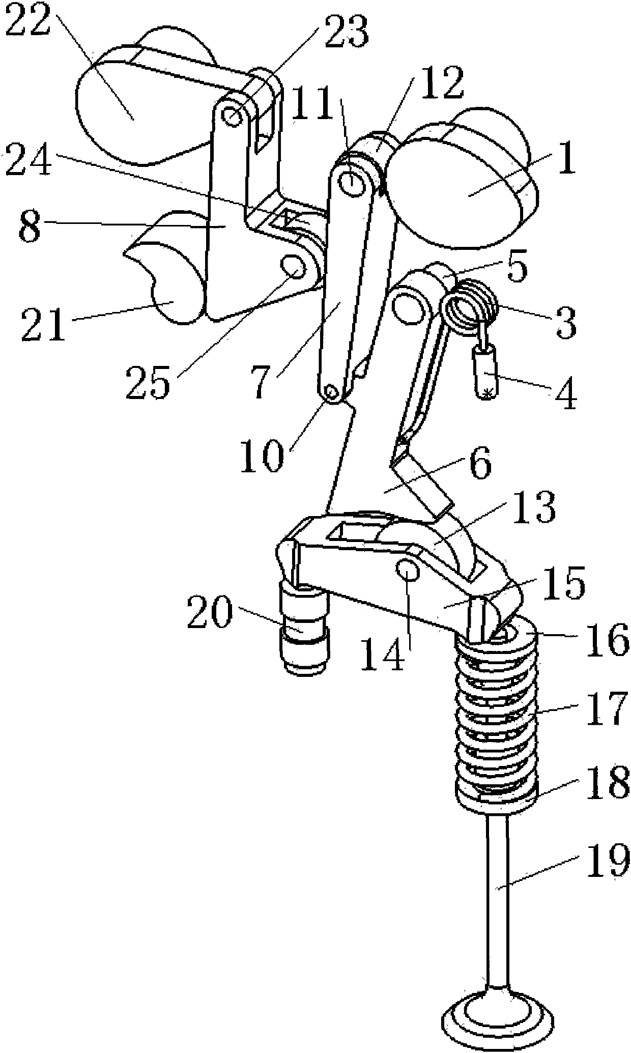 Independently adjustable continuous variable valve timing and lift mechanism