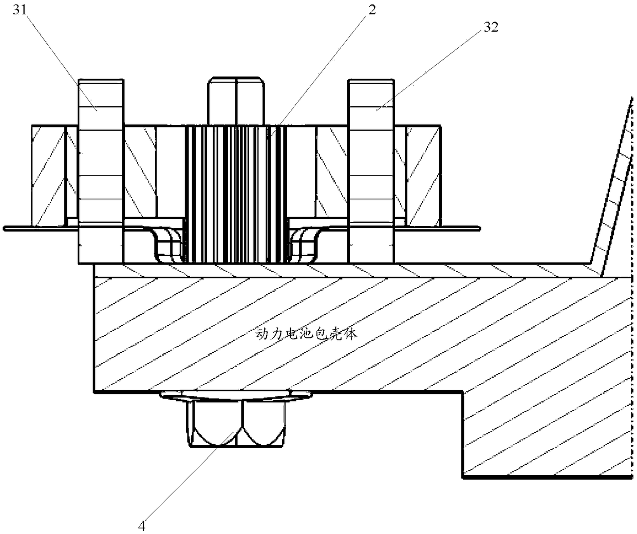 Fixing device and automobile